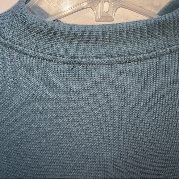Eileen Fisher Cozy Waffle Knit Mock Neck Box-Top - Picture 10 of 17